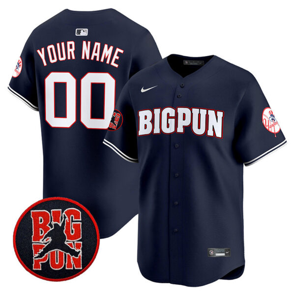 New York Yankees Big Pun Vapor Premier Limited Custom Jersey V2 - All Stitched - Image 3
