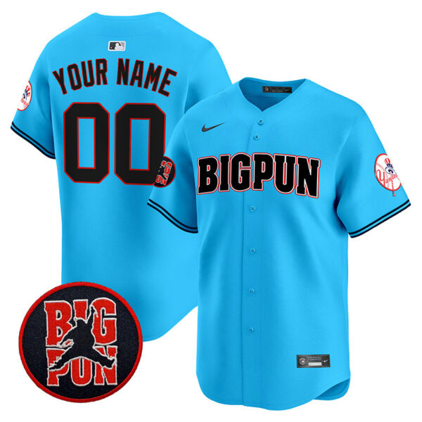 New York Yankees Big Pun Vapor Premier Limited Custom Jersey V2 - All Stitched - Image 4