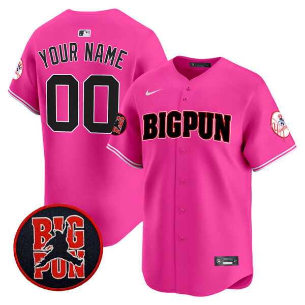 New York Yankees Big Pun Vapor Premier Limited Custom Jersey V2 - All Stitched - Image 5