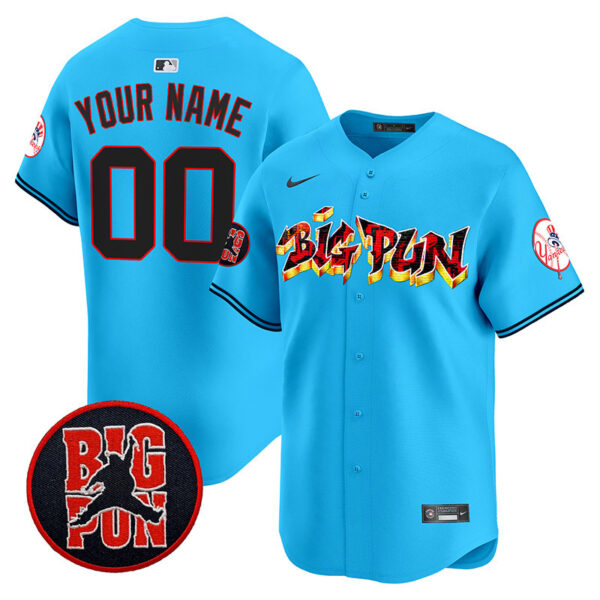 New York Yankees Big Pun Vapor Premier Limited Custom Jersey - All Stitched - Image 4