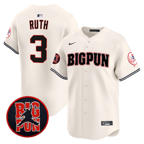 Men's New York Yankees Big Pun Vapor Premier Limited Jersey V2 - All Stitched - Image 4