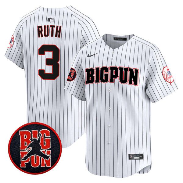 Men's New York Yankees Big Pun Vapor Premier Limited Jersey V2 - All Stitched - Image 13