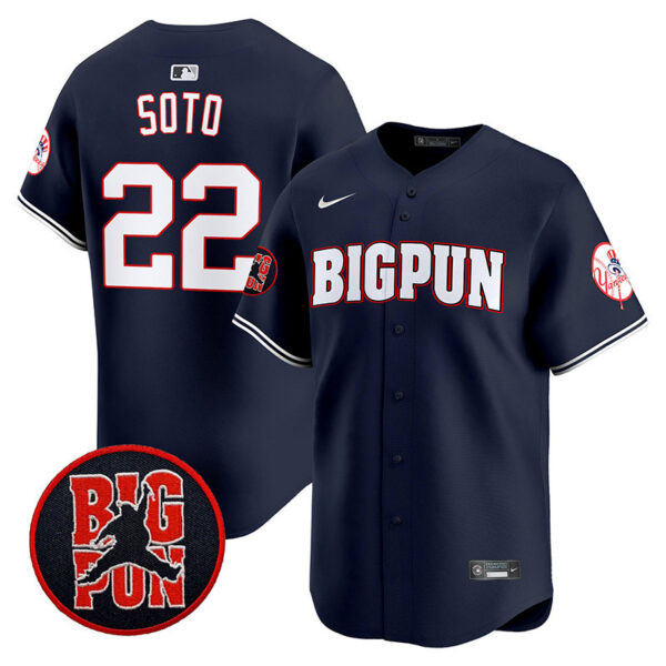 Men's New York Yankees Big Pun Vapor Premier Limited Jersey V2 - All Stitched - Image 25