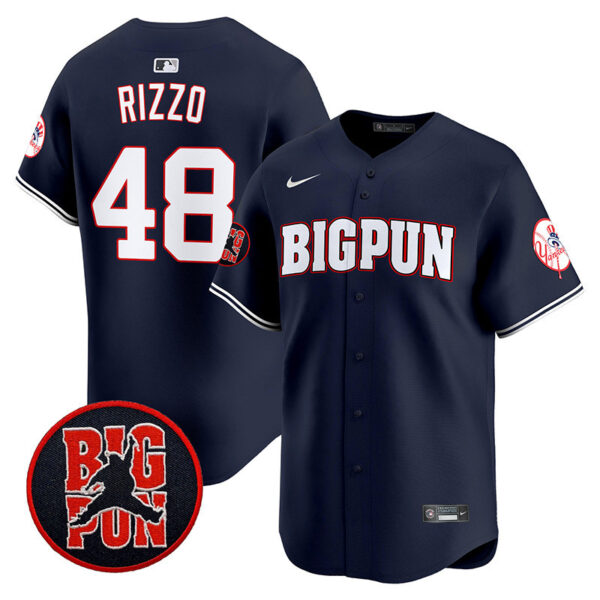 Men's New York Yankees Big Pun Vapor Premier Limited Jersey V2 - All Stitched - Image 26