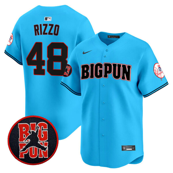 Men's New York Yankees Big Pun Vapor Premier Limited Jersey V2 - All Stitched - Image 35