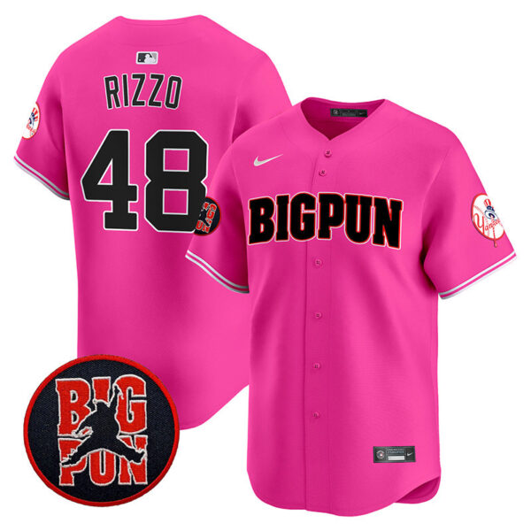 Men's New York Yankees Big Pun Vapor Premier Limited Jersey V2 - All Stitched - Image 44