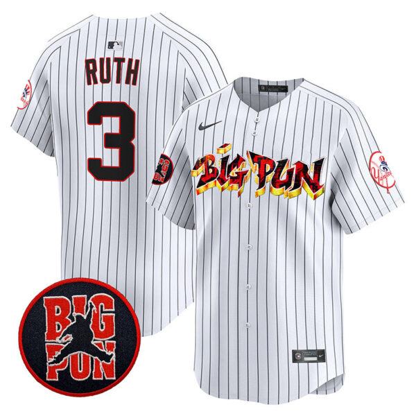Men's New York Yankees Big Pun Vapor Premier Limited Jersey - All Stitched - Image 13