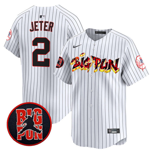 Men's New York Yankees Big Pun Vapor Premier Limited Jersey - All Stitched - Image 14