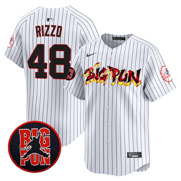 Men's New York Yankees Big Pun Vapor Premier Limited Jersey - All Stitched - Image 17