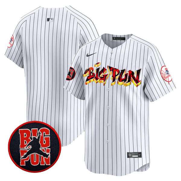 Men's New York Yankees Big Pun Vapor Premier Limited Jersey - All Stitched - Image 18
