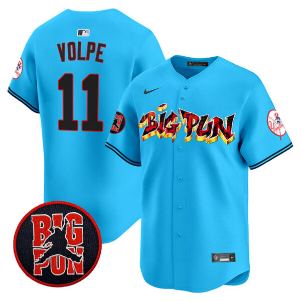 Men's New York Yankees Big Pun Vapor Premier Limited Jersey - All Stitched - Image 30