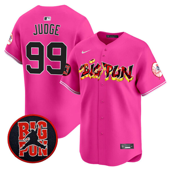 Men's New York Yankees Big Pun Vapor Premier Limited Jersey - All Stitched - Image 38