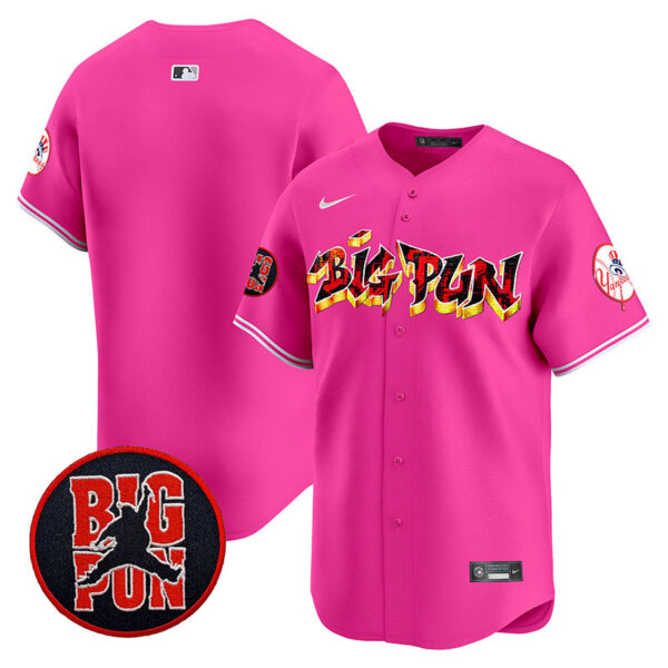 Men's New York Yankees Big Pun Vapor Premier Limited Jersey - All Stitched - Image 45