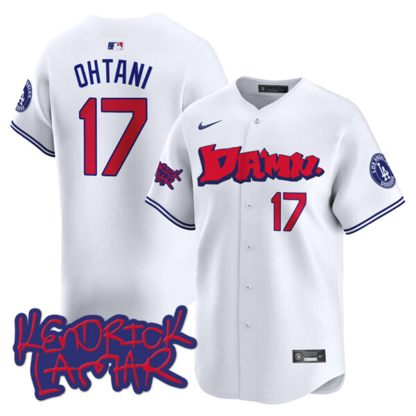 Men's Dodgers Kendrick Lamar Vapor Premier Limited Jersey - All Stitched - Image 11
