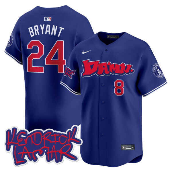 Men's Dodgers Kendrick Lamar Vapor Premier Limited Jersey - All Stitched - Image 23