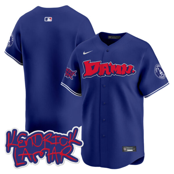 Men's Dodgers Kendrick Lamar Vapor Premier Limited Jersey - All Stitched - Image 27
