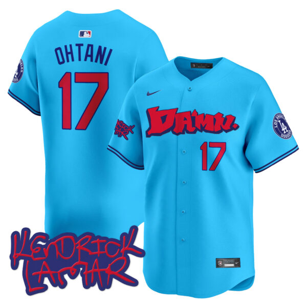 Men's Dodgers Kendrick Lamar Vapor Premier Limited Jersey - All Stitched - Image 29