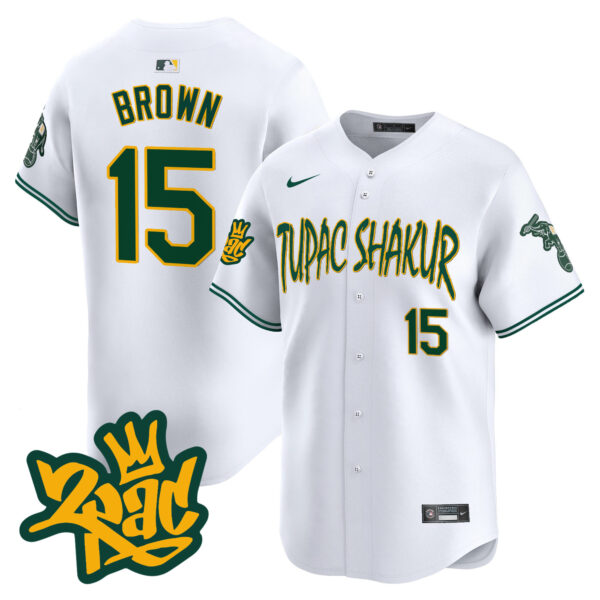 Men's Oakland Athletics Tupac Shakur Vapor Premier Limited Jersey - All Stitched - Image 23