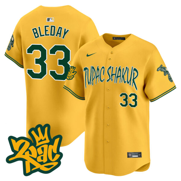 Men's Oakland Athletics Tupac Shakur Vapor Premier Limited Jersey - All Stitched - Image 27