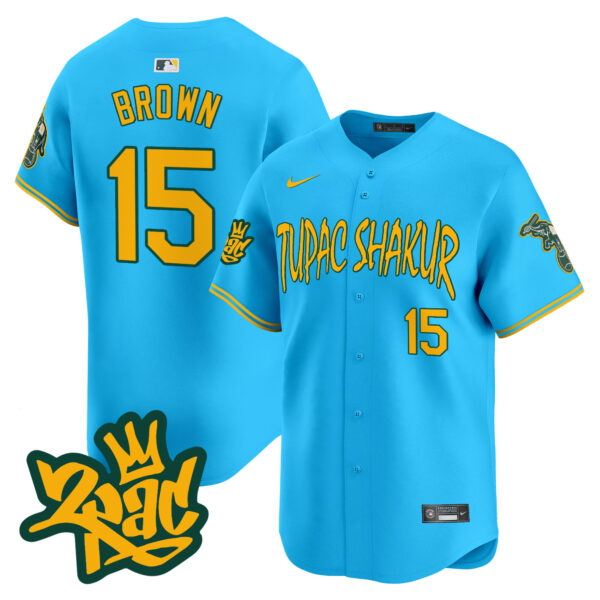 Men's Oakland Athletics Tupac Shakur Vapor Premier Limited Jersey - All Stitched - Image 39