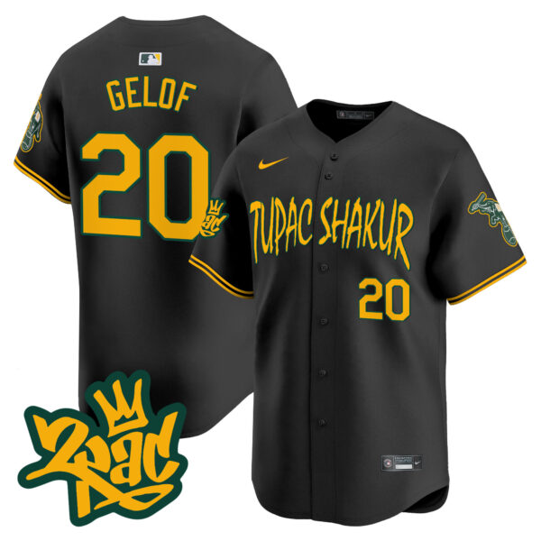 Men's Oakland Athletics Tupac Shakur Vapor Premier Limited Jersey - All Stitched - Image 46