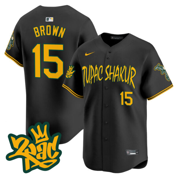 Men's Oakland Athletics Tupac Shakur Vapor Premier Limited Jersey - All Stitched - Image 47