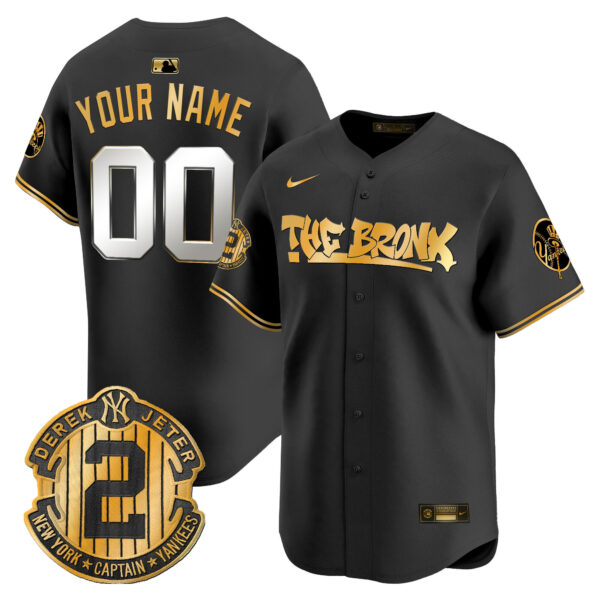 New York Yankees The Bronx Graffiti Vapor Premier Limited Custom Jersey V5 - All Stitched - Image 2