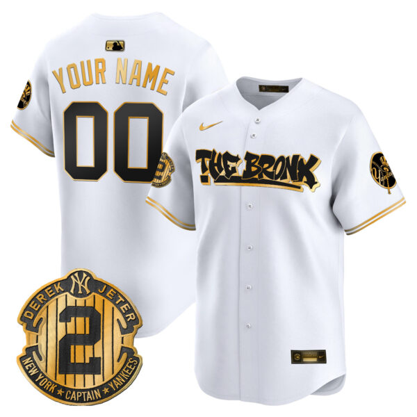 New York Yankees The Bronx Graffiti Vapor Premier Limited Custom Jersey V5 - All Stitched