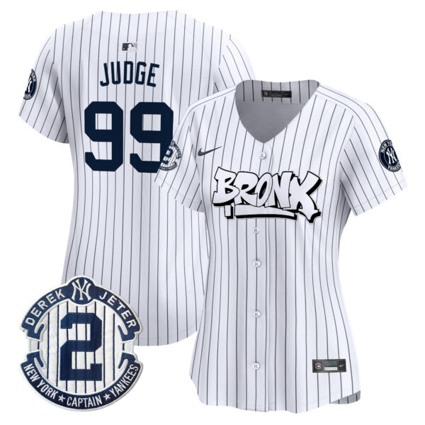 Women's New York Yankees The Bronx Graffiti Vapor Premier Limited Jersey V3 - All Stitched - Image 9