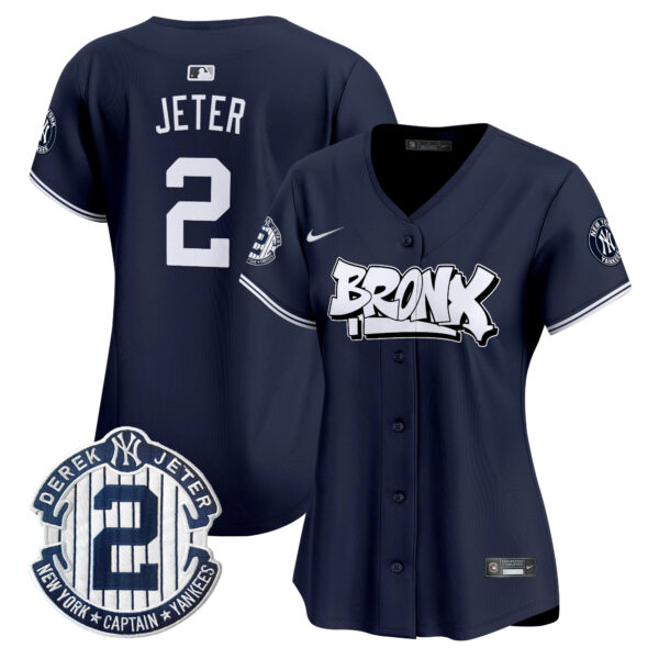Women's New York Yankees The Bronx Graffiti Vapor Premier Limited Jersey V3 - All Stitched - Image 20