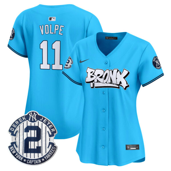 Women's New York Yankees The Bronx Graffiti Vapor Premier Limited Jersey V3 - All Stitched - Image 26