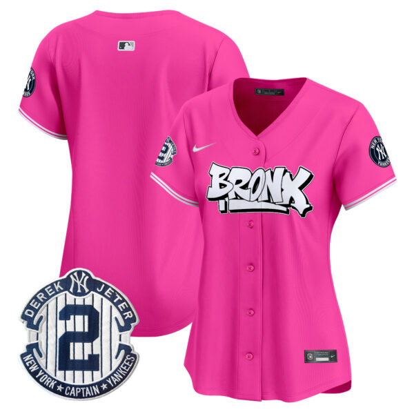 Women's New York Yankees The Bronx Graffiti Vapor Premier Limited Jersey V3 - All Stitched - Image 40