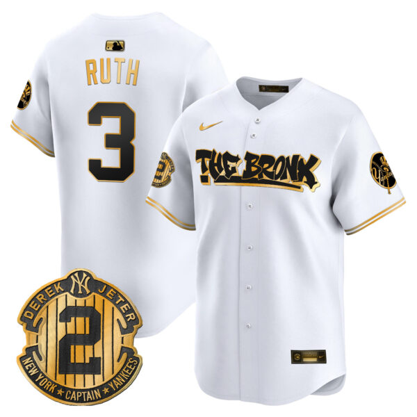Men's New York Yankees The Bronx Graffiti Vapor Premier Limited Jersey V5 - All Stitched - Image 3