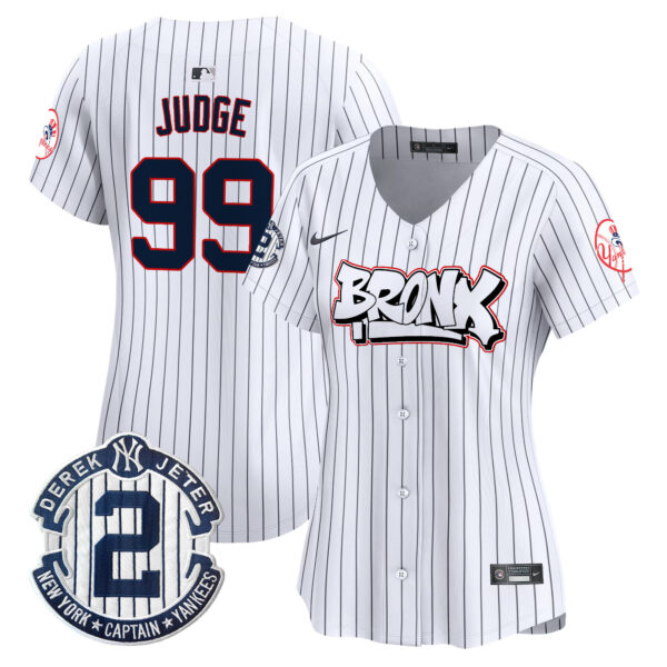Women's New York Yankees The Bronx Graffiti Vapor Premier Limited Jersey V4 - All Stitched - Image 9