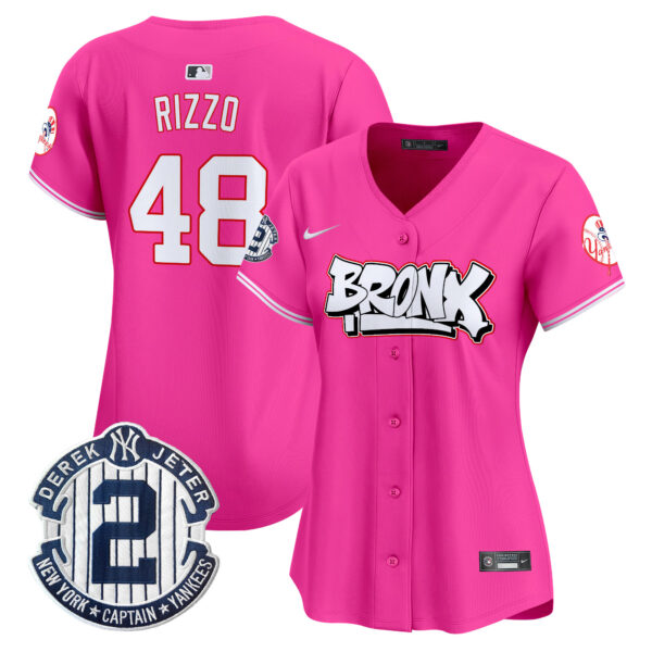 Women's New York Yankees The Bronx Graffiti Vapor Premier Limited Jersey V4 - All Stitched - Image 39