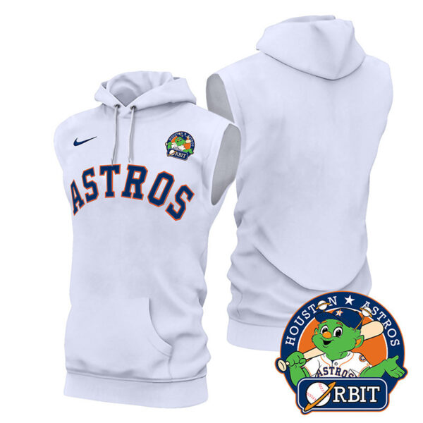 Men's Astros Orbit Patch Sleeveless Hoodie V2 - All Stitched - Image 18