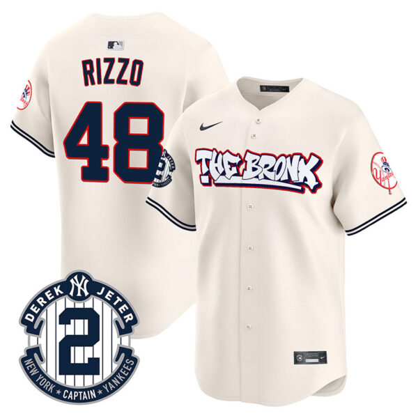 Men's New York Yankees The Bronx Graffiti Vapor Premier Limited Jersey V2 - All Stitched - Image 6