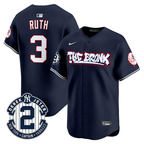 Men's New York Yankees The Bronx Graffiti Vapor Premier Limited Jersey V2 - All Stitched - Image 19
