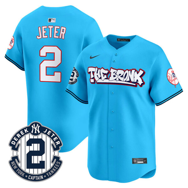 Men's New York Yankees The Bronx Graffiti Vapor Premier Limited Jersey V2 - All Stitched - Image 28