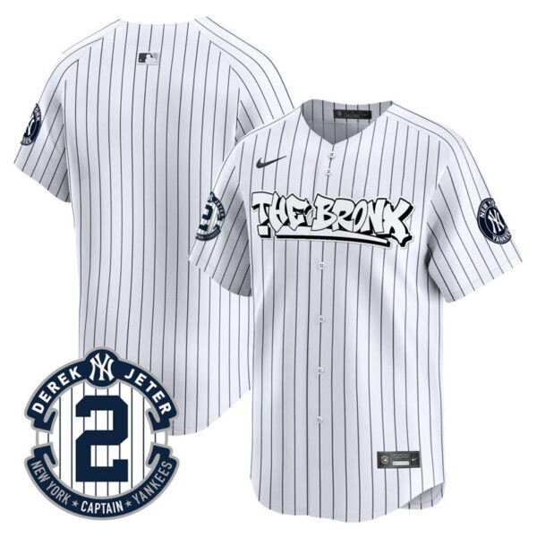 Men's New York Yankees The Bronx Graffiti Vapor Premier Limited Jersey - All Stitched - Image 16