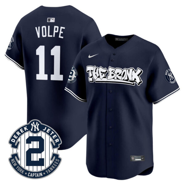 Men's New York Yankees The Bronx Graffiti Vapor Premier Limited Jersey - All Stitched - Image 18