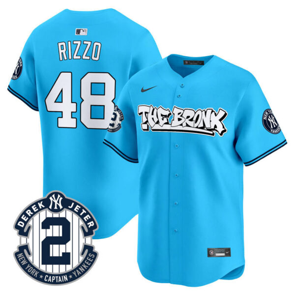 Men's New York Yankees The Bronx Graffiti Vapor Premier Limited Jersey - All Stitched - Image 31