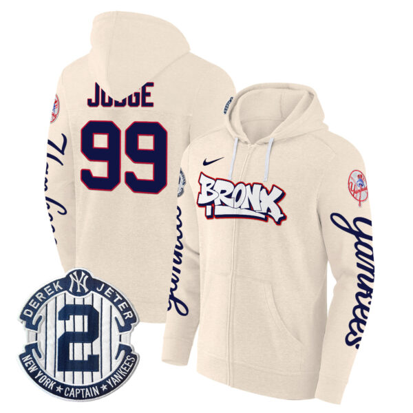 Men's New York Yankees The Bronx Graffiti Zip Hoodie V2 - Stitched