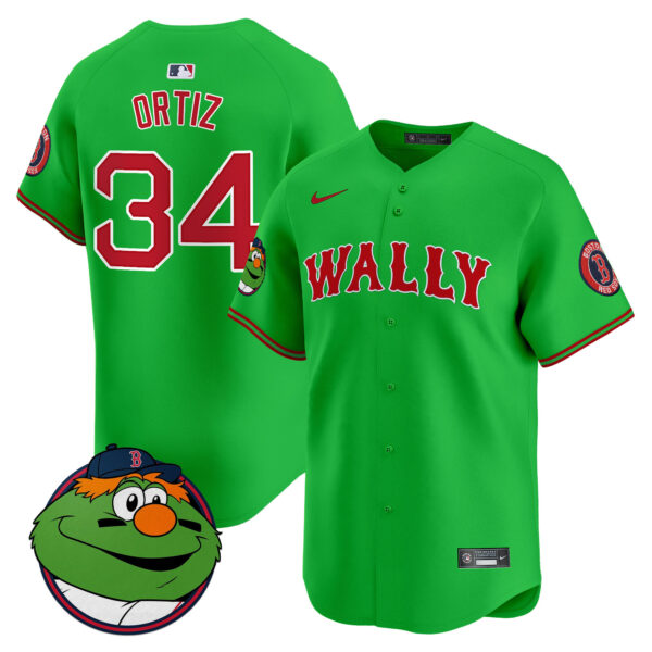 Men's Boston Red Sox Wally Vapor Premier Limited Jersey - All Stitched - Image 5