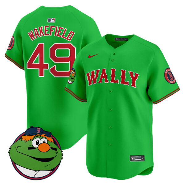 Men's Boston Red Sox Wally Vapor Premier Limited Jersey - All Stitched - Image 6