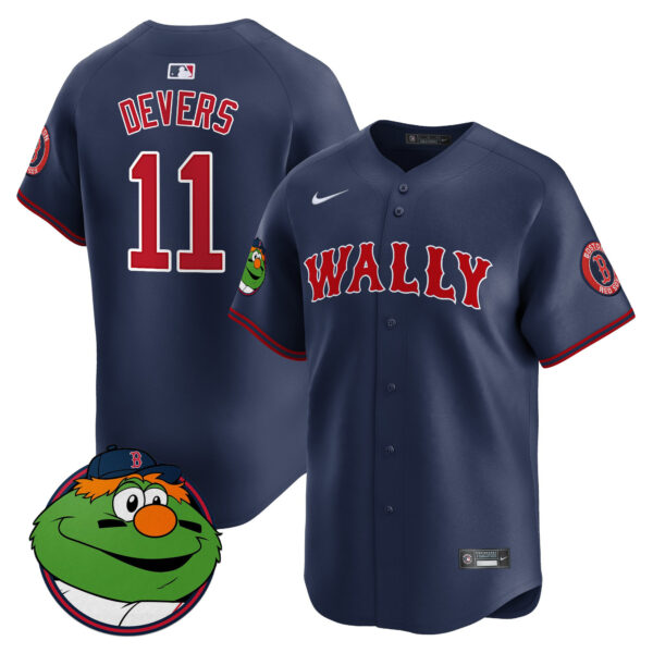 Men's Boston Red Sox Wally Vapor Premier Limited Jersey - All Stitched - Image 23
