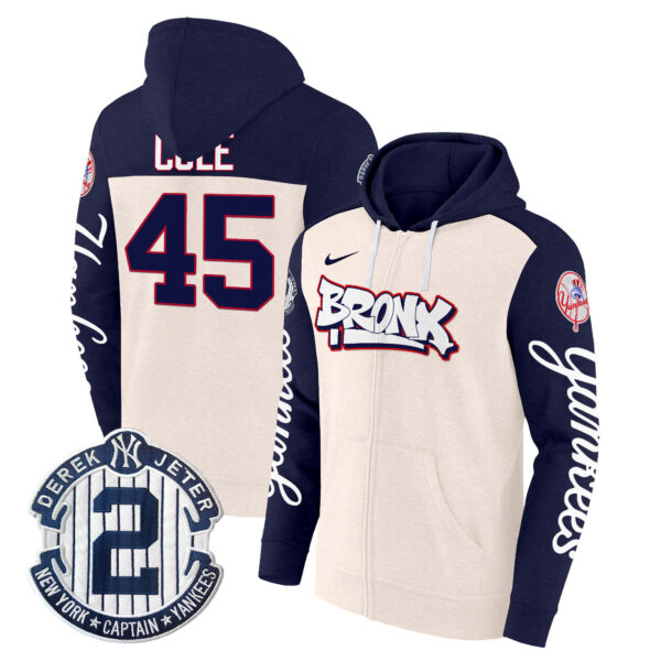 Men's New York Yankees The Bronx Graffiti Zip Hoodie - Stitched - Image 5