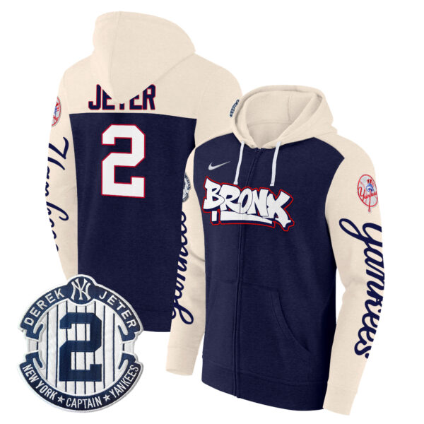 Men's New York Yankees The Bronx Graffiti Zip Hoodie - Stitched - Image 12