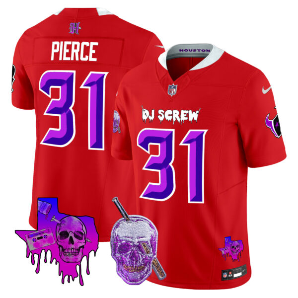Men's Houston Texans DJ Screw Vapor Limited Jersey - All Stitched - Image 38