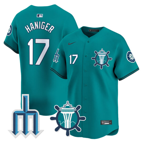 Men's Seattle Mariners Trident Patch Vapor Premier Limited Jersey - All Stitched - Image 27